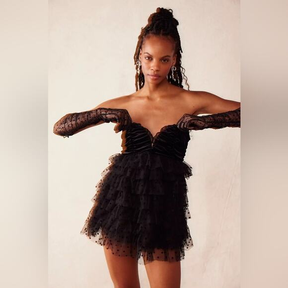 For Love & Lemons Jourdan Mini Dress - Picture 2 of 10